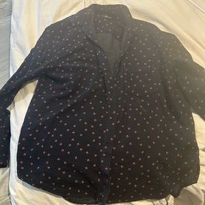 Oversized button down shirt